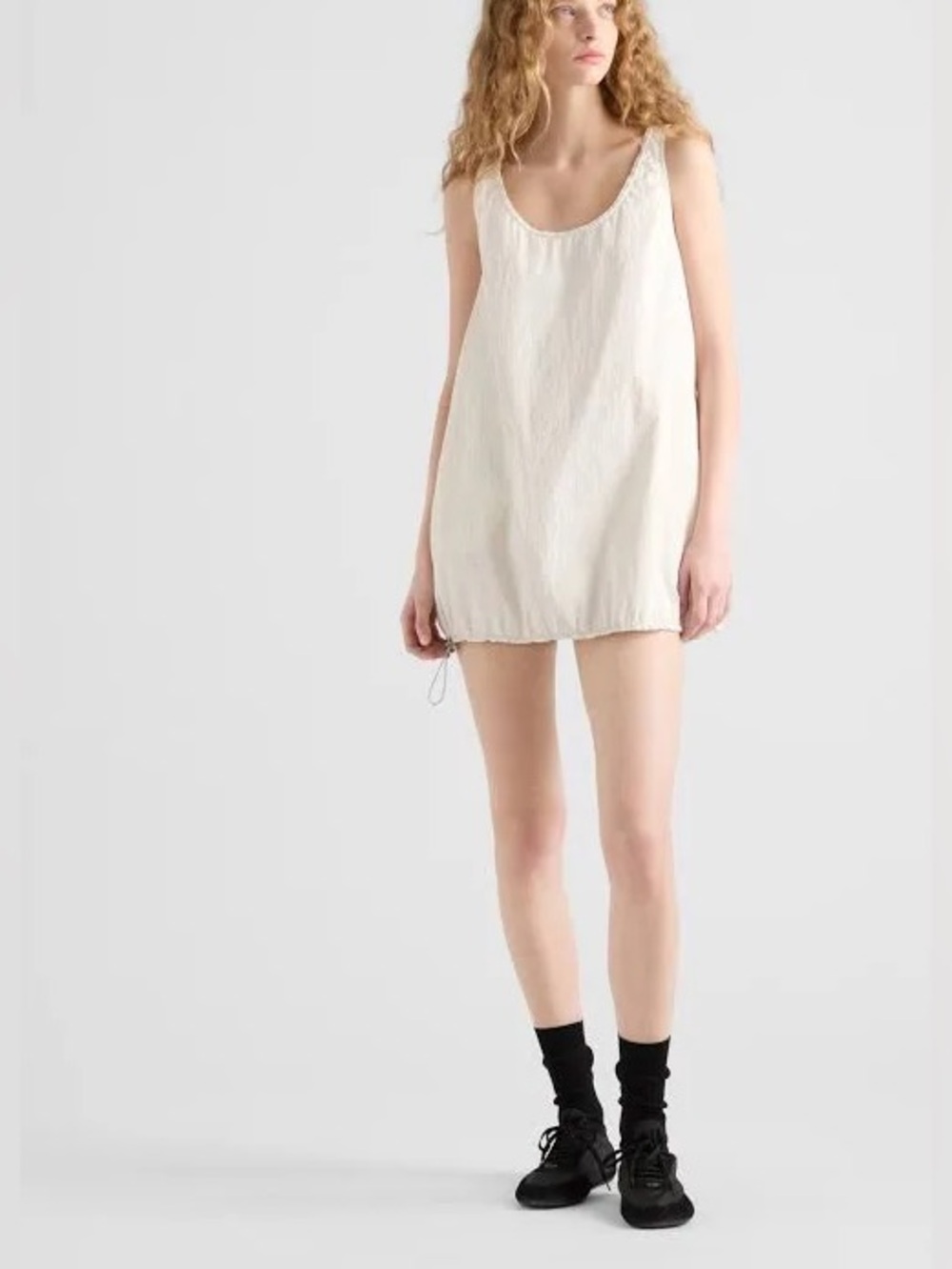 Prada Women's Sleeveless Technical Pongé Mini-Dress